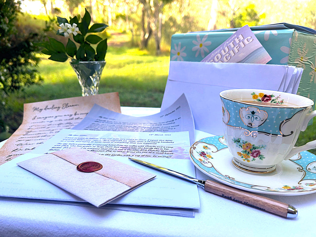 Enjoy the ritual of correspondence delivered each month. The unfolding of secrets long held.