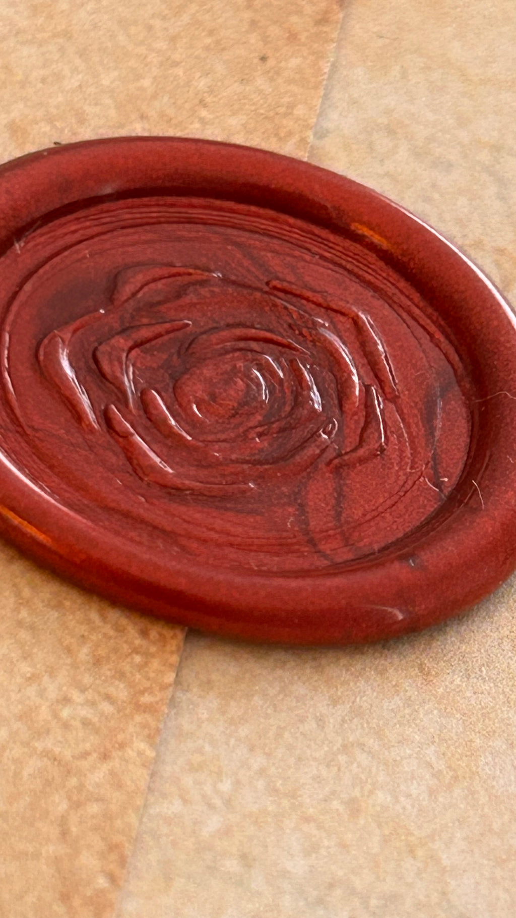A wax seal carefully applied, locking secrets inside.