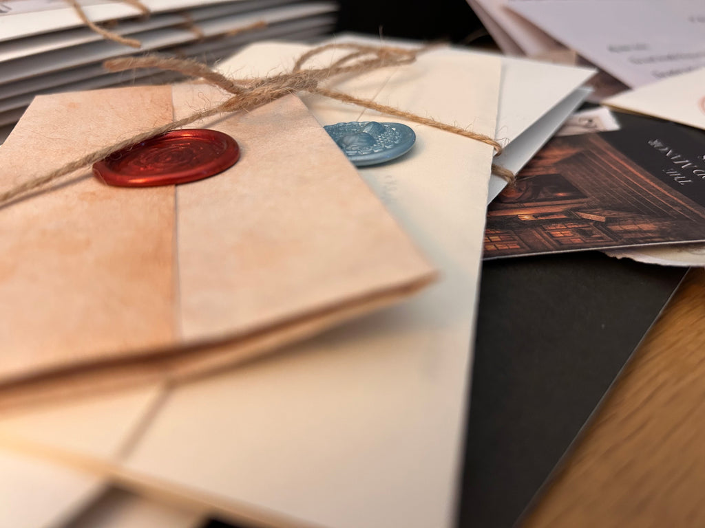 Wax seals, twine, Regency folds, the guarded secrets they keep