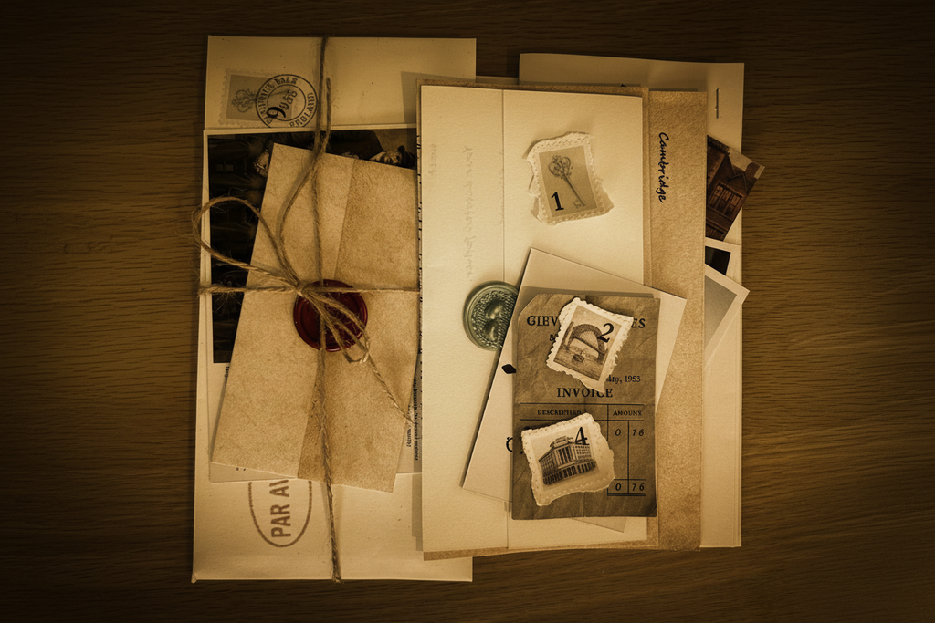 Fourteen artefacts are included, wax seals, photographs, hints, clues and mysteries to be unlocked.